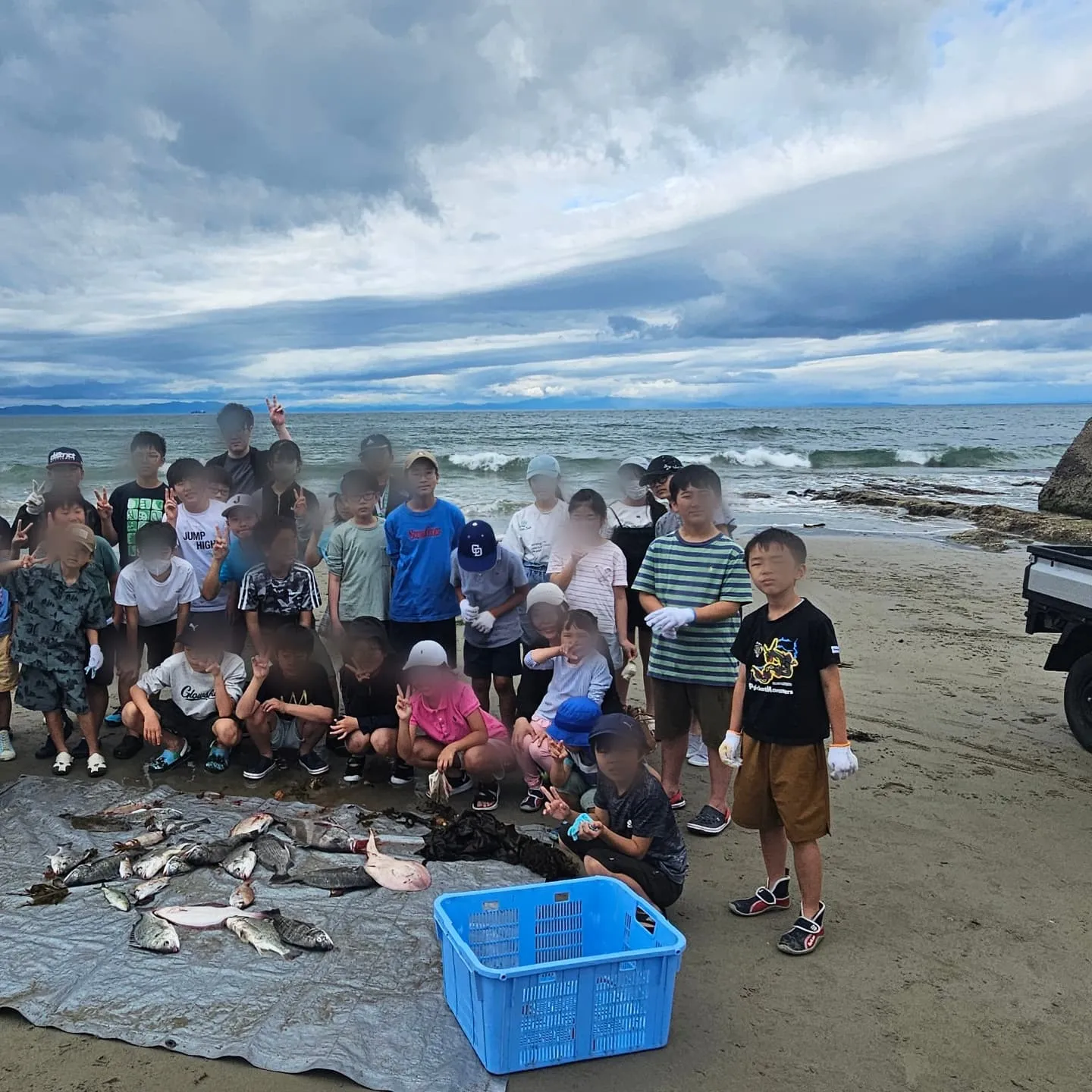 今年は、5年ぶりになる地引き網に行ってきました。